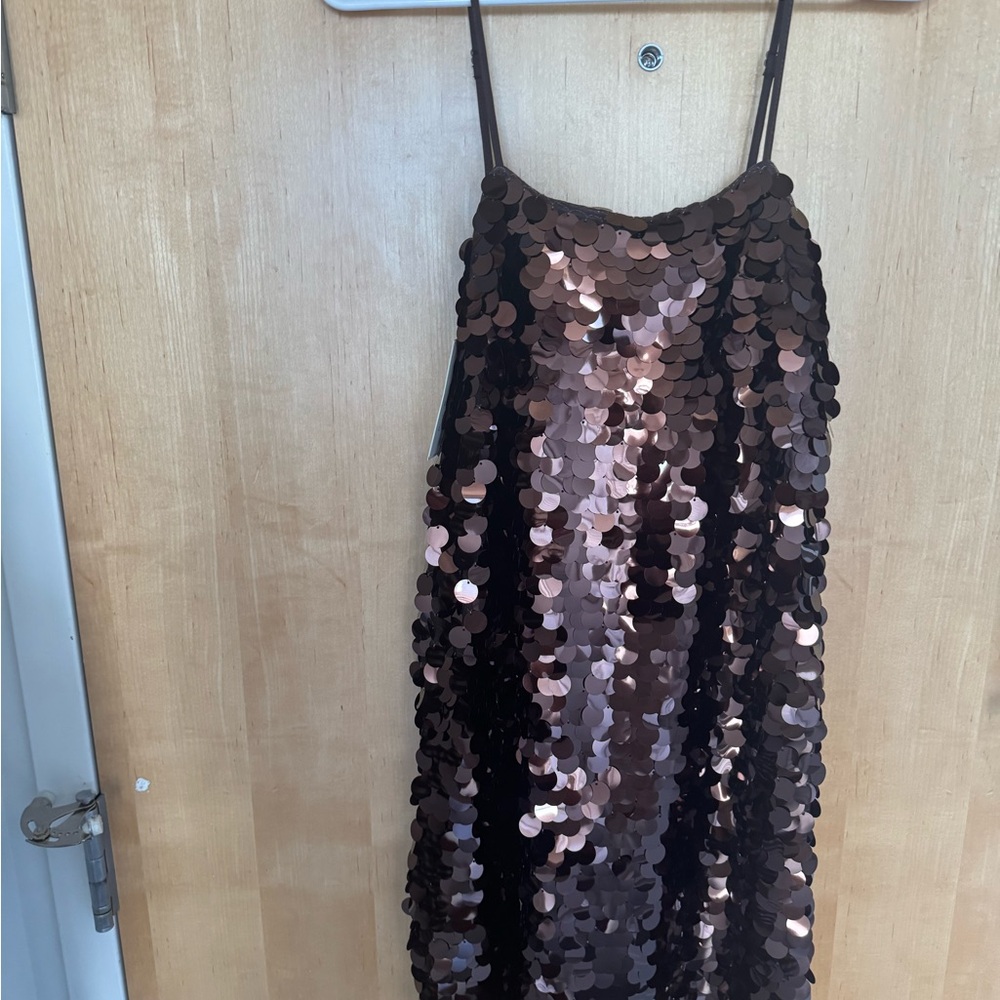 a new day Sequin Dress in Brown